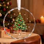 Personalized Christmas Tree Ornament, Holiday Decoration, Unique Family Keepsake Gift