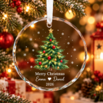 Personalized Christmas Tree Ornament, Holiday Decoration, Unique Family Keepsake Gift - Image 2