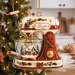 Personalized Baking Mixer Acrylic Ornament, Custom Baking Decor, Unique Gift for Baker - Image 2