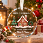 Personalized New Home Ornament, Couple Keepsake Gift - Image 2