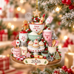 Christmas Baker Ornament, Kitchen Baking Keepsake, Gift for Her - Image 2