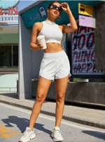 2.5" High Waisted Running Shorts for Women - Comfy Athletic Workout Gym Shorts with Phone Pocket, Quick Dry Lightweight Sporty Shorts - Image 8