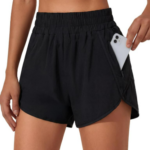 2.5" High Waisted Running Shorts for Women - Comfy Athletic Workout Gym Shorts with Phone Pocket, Quick Dry Lightweight Sporty Shorts