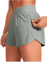 YOGA High Waisted Split Running Shorts 3" for Women - Mesh Liner Quick Dry Lightweight Athletic Workout Gym Shorts, High Waisted Running Shorts - Image 6