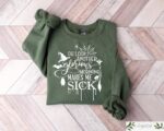 Oh Look Another Glorious Morning Makes Me Sick Sweatshirt, Halloween Sweatshirt - Image 3