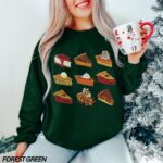 Thanksgiving Sweatshirt, Pumpkin Pie Sweatshirt, Just Here for the Pie Shirt, Holiday Sweatshirt - Image 3