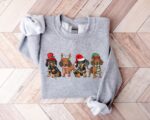 Dachshund Christmas Sweatshirt, Christmas Dog Shirt, Dachshund Shirt - Image 2