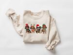 Dachshund Christmas Sweatshirt, Christmas Dog Shirt, Dachshund Shirt - Image 4