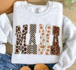 Fall Mama Sweatshirt, Fall Mama Coquette Shirt, Cute Fall Gifts For Mom, Thanksgiving Mama Shirt - Image 4