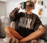 Fall Mama Sweatshirt, Fall Mama Coquette Shirt, Cute Fall Gifts For Mom, Thanksgiving Mama Shirt - Image 3