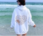 y2k sunflower hoodie, fall crewneck, pumpkin aesthetic - Image 2