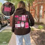 Preppy Christmas Hoodie, Merry Christmas Hoodie - Image 4