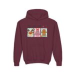 Christmas Hoodie, Gingerbread Man, Reindeer, Xmas Tree - Image 6