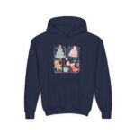 Coquette Christmas Youth Hoodie, Gingerbread Cottagecore Sweatshirt - Image 3