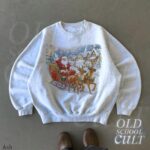 Retro Santa Sweatshirt, Vintage 90s Christmas Crewneck, Rustic Holiday Pullover - Image 5