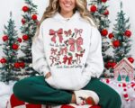 Christmas Coquette Bow Hoodie