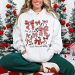 Christmas Coquette Bow Hoodie