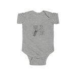 Astronaut and Moon Love Inspired Original Hand Drawn Baby Onesie - Image 6