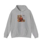 Autumn Cozy Girl Hoodie  Fall Pumpkin Decor, Plaid Scarf, Rustic Signs - Image 6