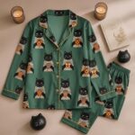 Black Cat Coffee Pajama Set