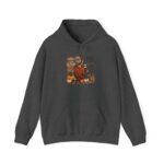 Autumn Cozy Girl Hoodie  Fall Pumpkin Decor, Plaid Scarf, Rustic Signs - Image 7