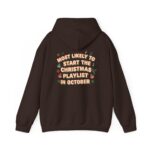 Christmas Playlist Hoodie, Funny Christmas Hoodie, Christmas Music Sweatshirt - Image 5