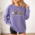 Halloween Goose Sweatshirt, Comfort Colors Just a Spooky Goose Crewneck, Funny Halloween Top