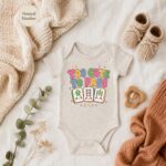 Funny Mahjong Baby Onesie Mahjong Pregnancy Announcement Bodysuit Newborn Mahj Outfit