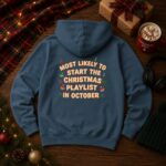 Christmas Playlist Hoodie, Funny Christmas Hoodie, Christmas Music Sweatshirt - Image 10