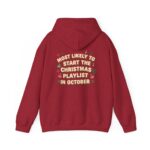Christmas Playlist Hoodie, Funny Christmas Hoodie, Christmas Music Sweatshirt - Image 4