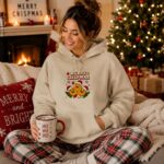 Merry Crispmas Hoodie, Funny Christmas Hoodie, Cosy Festive Sweatshirt