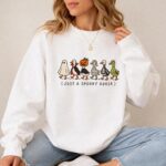 Halloween Goose Sweatshirt, Comfort Colors Just a Spooky Goose Crewneck, Funny Halloween Top - Image 2