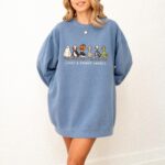 Halloween Goose Sweatshirt, Comfort Colors Just a Spooky Goose Crewneck, Funny Halloween Top - Image 6