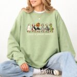 Halloween Goose Sweatshirt, Comfort Colors Just a Spooky Goose Crewneck, Funny Halloween Top - Image 5