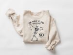 Or What If And Hear Me Out No Sweatshirt, Halloween Party, Dancing Skeleton Halloween Sweatshirt - Image 2
