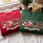 Embroidered Christmas Sweatshirt, Most Wonderful Time Shirt, Santa Embroidery Crewneck - Image 5