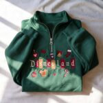 Embroidered Disneyworld Christmas Quarter Zip Sweatshirt, Magical Christmas Sweatshirt - Image 7