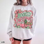 Christmas Sweatshirt All Booked Xmas Sweater Cute Bookish Holiday Pullover