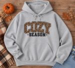 Cozy Season Hoodie, Fall Season Hoodie, Autumn Cozy Pullover, Cute Seasonal Hoodie - Image 6
