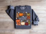 God Is Faithful In Every Season Sweatshirt, Pumpkin Faith Sweater - Image 4