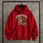 Christmas Hoodie Women, Vintage Santa Claus Hoodie - Image 5