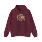 Grandpa Truck Fall Leaves Hoodie  Vintage Pickup, Pumpkins, Plaid