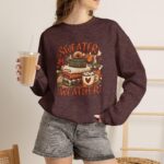Sweater Weather Sweatshirt, Fall Coffee Lover Gift, Pumpkin Spice Shirt - Image 2