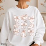 Coquette Thanksgiving Sweatshirt, Cozy Fall Dinner Outfit - Image 2