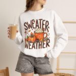 Fall Sweatshirt, Fall Shirt,Cozy Sweatshirt,Cozy Season Shirt,Fall Gift, Fall Season Sweater - Image 2