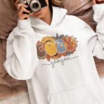 Cozy Season Hoodie or Sweatshirt Retro Sunflower Fall Crewneck Pullover Boho Autumn Thanksgiving