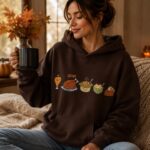 Thankful Thanksgiving Hoodie Cute Kawaii Fall Graphic Friendsgiving