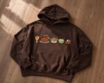 Thankful Thanksgiving Hoodie Cute Kawaii Fall Graphic Friendsgiving - Image 3