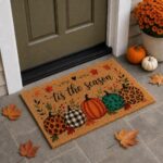 Fall Doormat, Tis the Season Doormat, Pumpkin Welcome Mat - Image 4