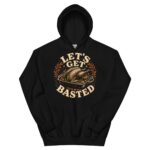 Let's Get Basted Hoodie, Funny Thanksgiving Sweatshirt, Turkey Hoodie - Image 6